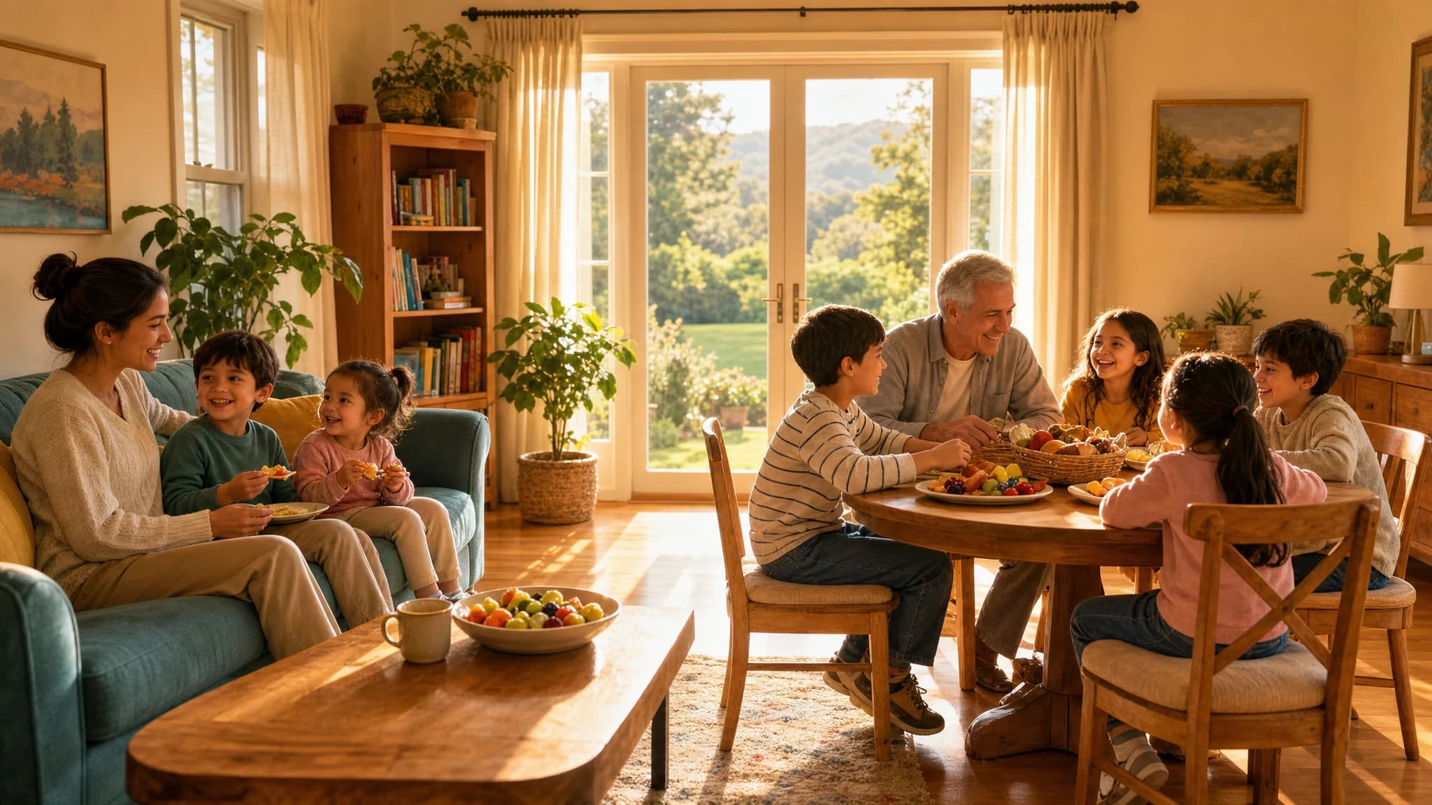 My family lesson scene