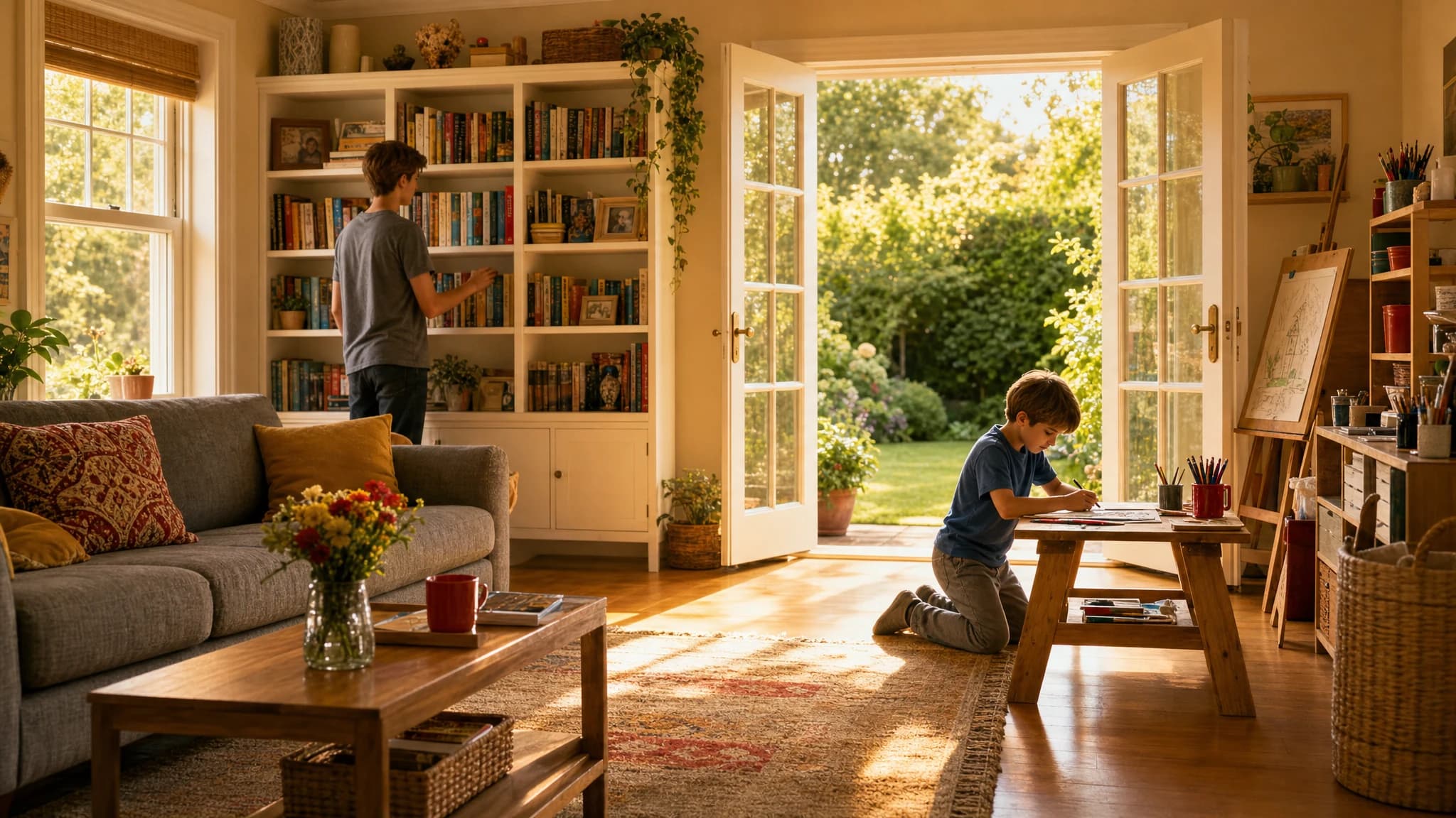 Chores at Home lesson scene