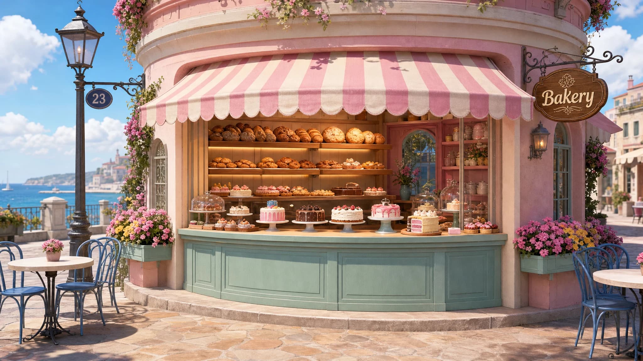 Bakery lesson scene