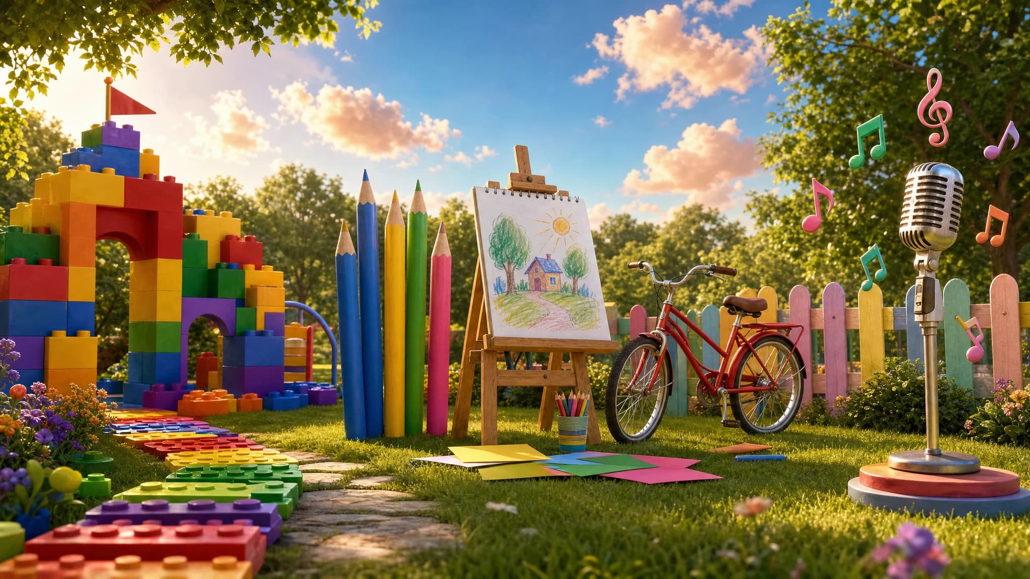 My free time lesson scene