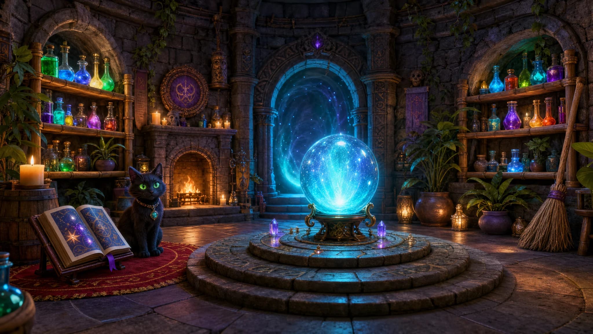 Magic lesson scene